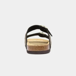 Original Penguin Port Mens Brown Buckle Sandal