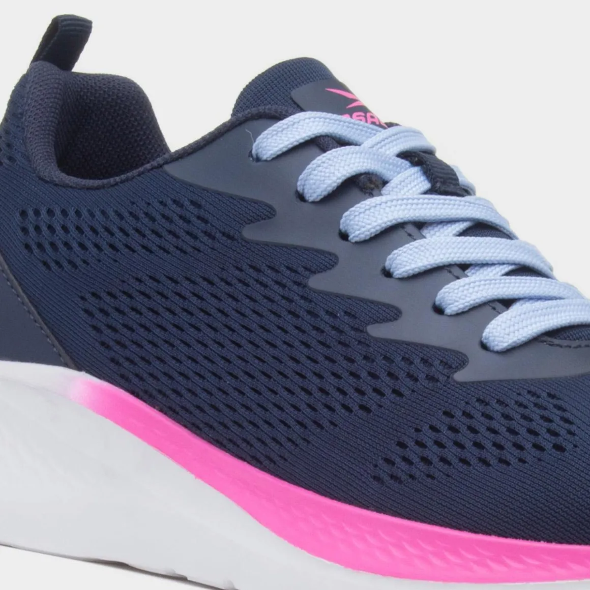 Osaga Aldrin Womens Navy Knitted Trainer