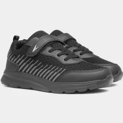 Osaga Astronaut Kids Black Easy Fasten Trainer