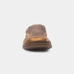 Osaga Buena Mens Brown Mule Sandal