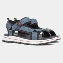 Osaga Deen Boys Blue Easy Fasten Sandal