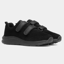 Osaga Density Mens Black Easy Fasten Trainer