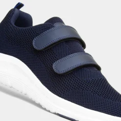 Osaga Density Mens Navy Easy Fasten Trainer