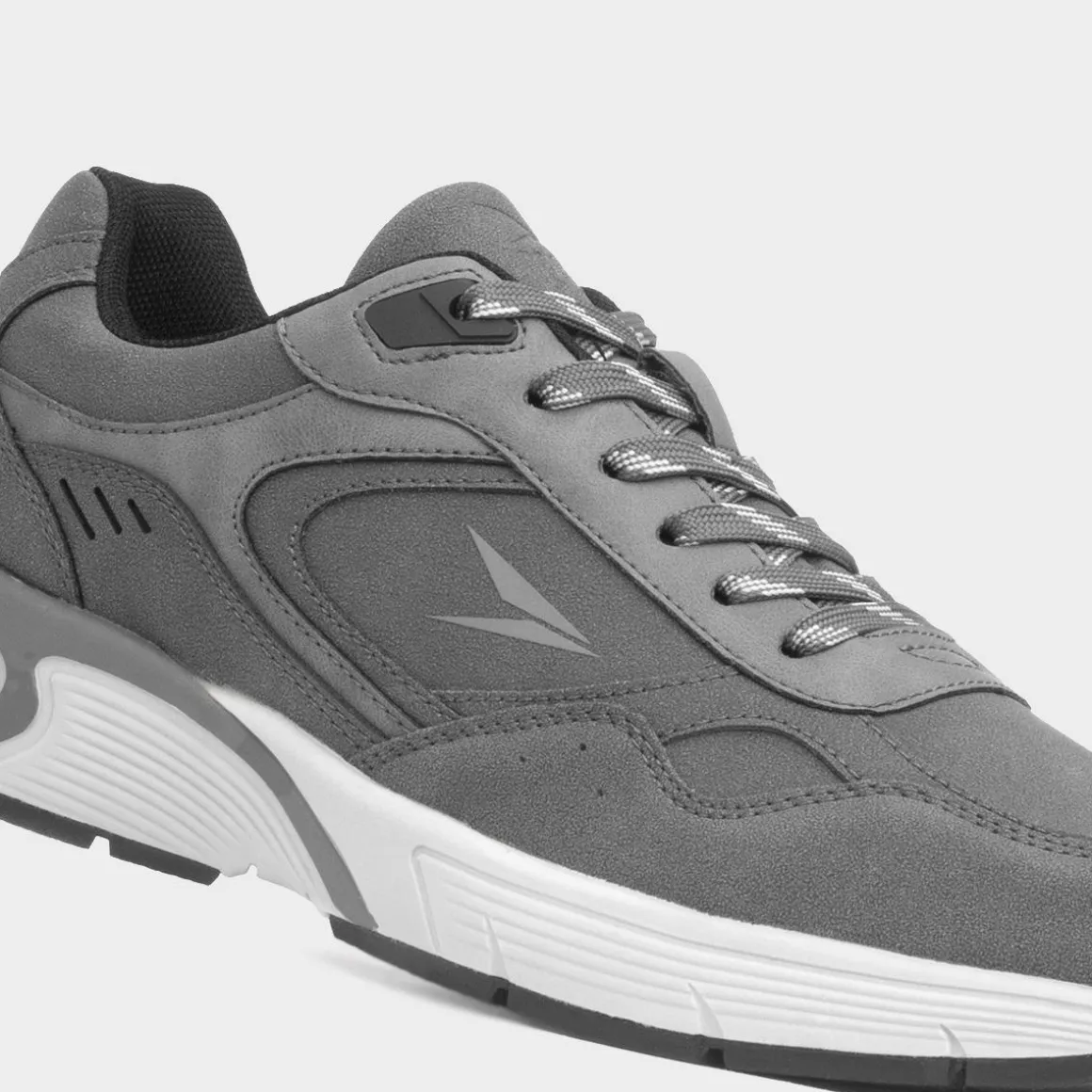 Osaga Diaz Mens Dark Grey Casual Shoe