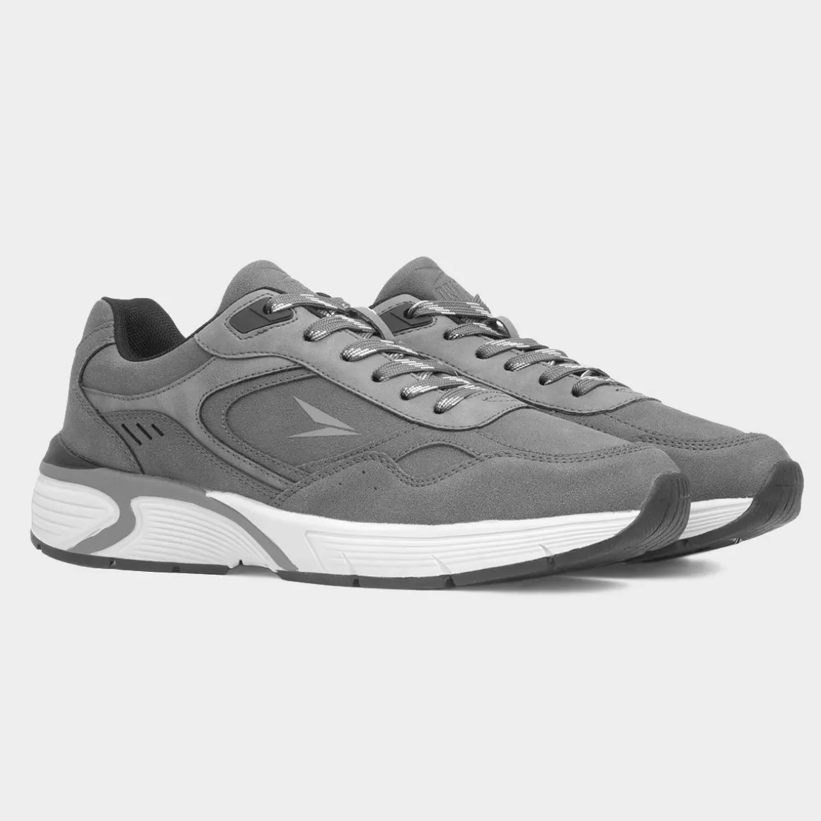Osaga Diaz Mens Dark Grey Casual Shoe