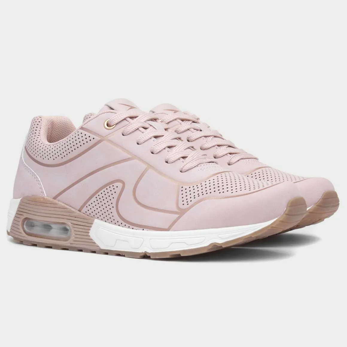 Osaga Dyan Womens Nude Casual Trainer