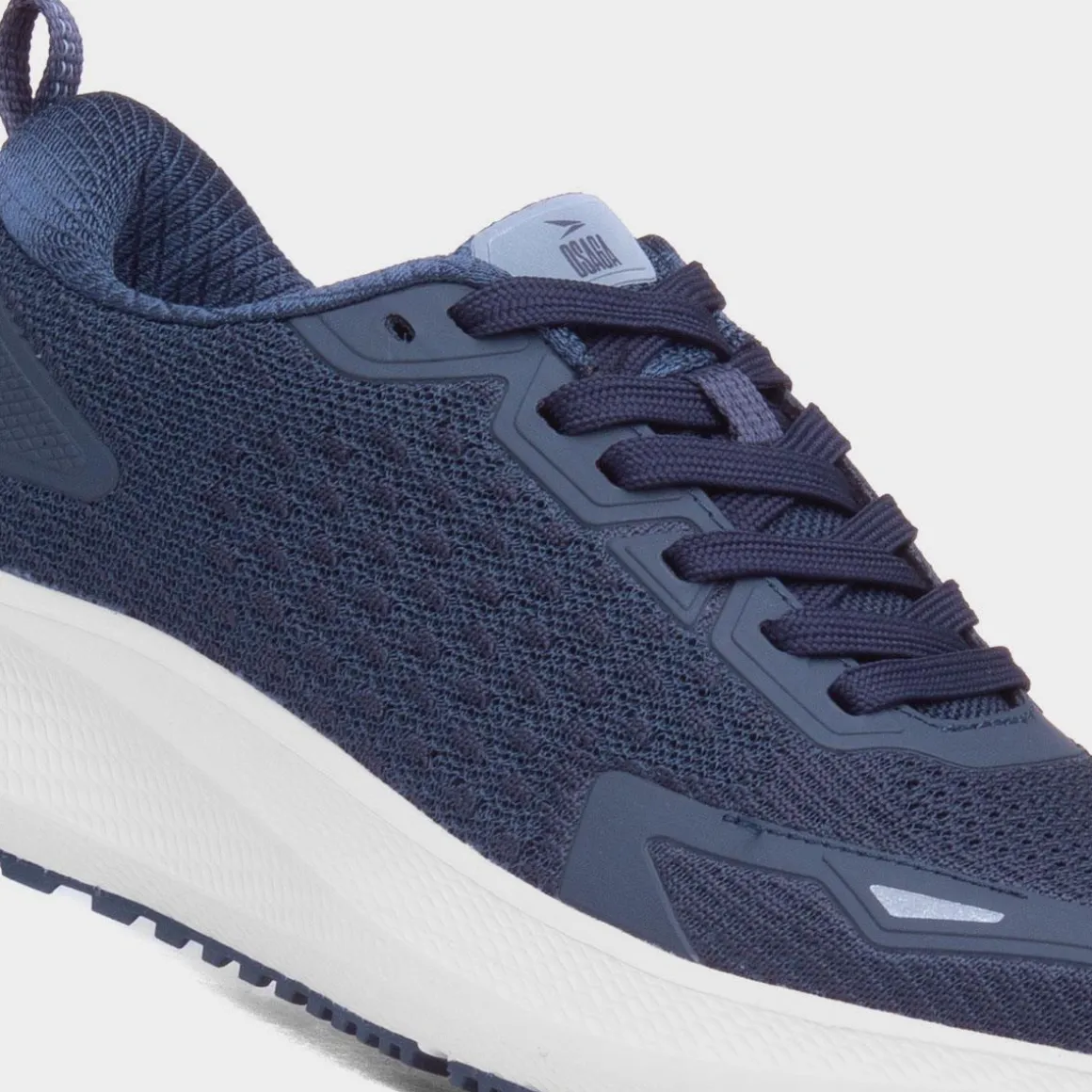 Osaga Enterprise Womens Navy Knitted Trainer