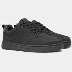 Osaga Foden Mens Black Lace Up Casual Shoe