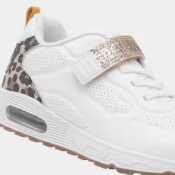 Osaga Gabby Kids White Easy Fasten Trainer