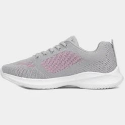 Osaga Galactic Womens Grey Lace Up Trainer