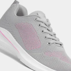 Osaga Galactic Womens Grey Lace Up Trainer