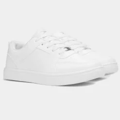 Osaga Gravity Womens White Lace Up Trainer