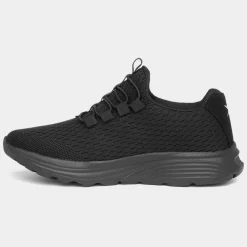 Osaga Lunar Womens Black Slip On Trainer