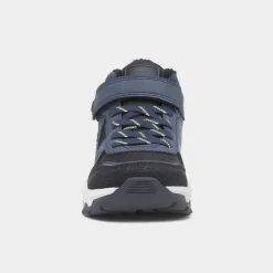 Osaga Mo Boys Navy Easy Fasten Boot