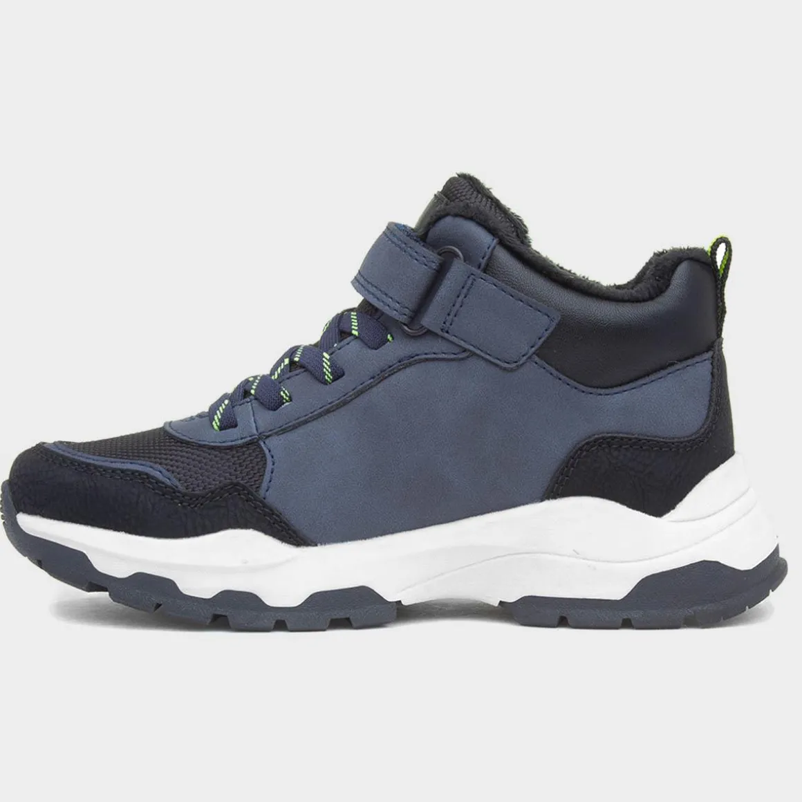 Osaga Mo Boys Navy Easy Fasten Boot