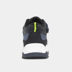 Osaga Mo Boys Navy Easy Fasten Boot