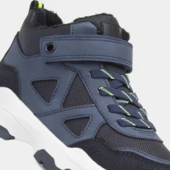 Osaga Mo Boys Navy Easy Fasten Boot