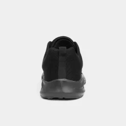 Osaga Neptune Mens Black Lace Up Trainer