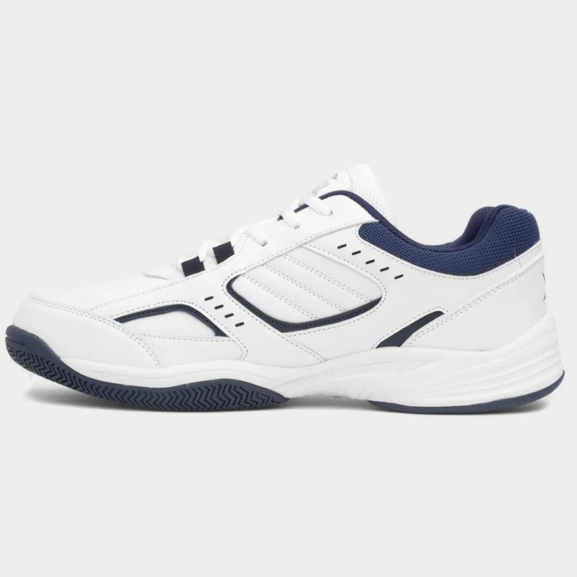 Osaga Orbit Mens White Lace Up Trainer