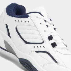 Osaga Orbit Mens White Lace Up Trainer