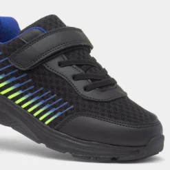 Osaga Rocket Kids Black Easy Fasten Trainer
