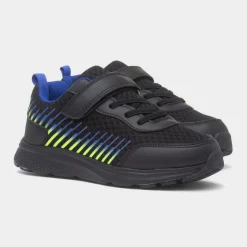 Osaga Rocket Kids Black Easy Fasten Trainer