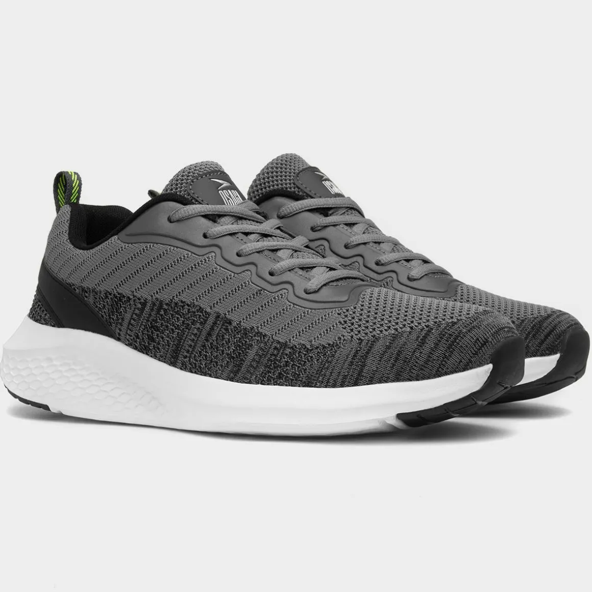 Osaga Satellite Mens Grey Lace Up Trainer