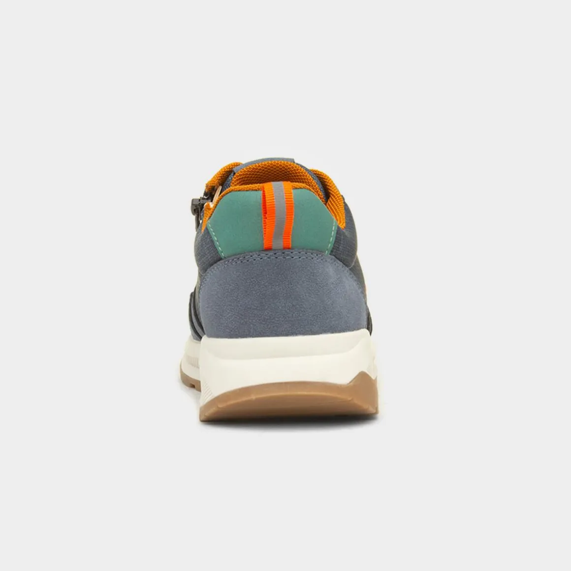 Osaga Toney Kids Blue Lace Up Trainer