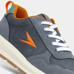 Osaga Toney Kids Blue Lace Up Trainer