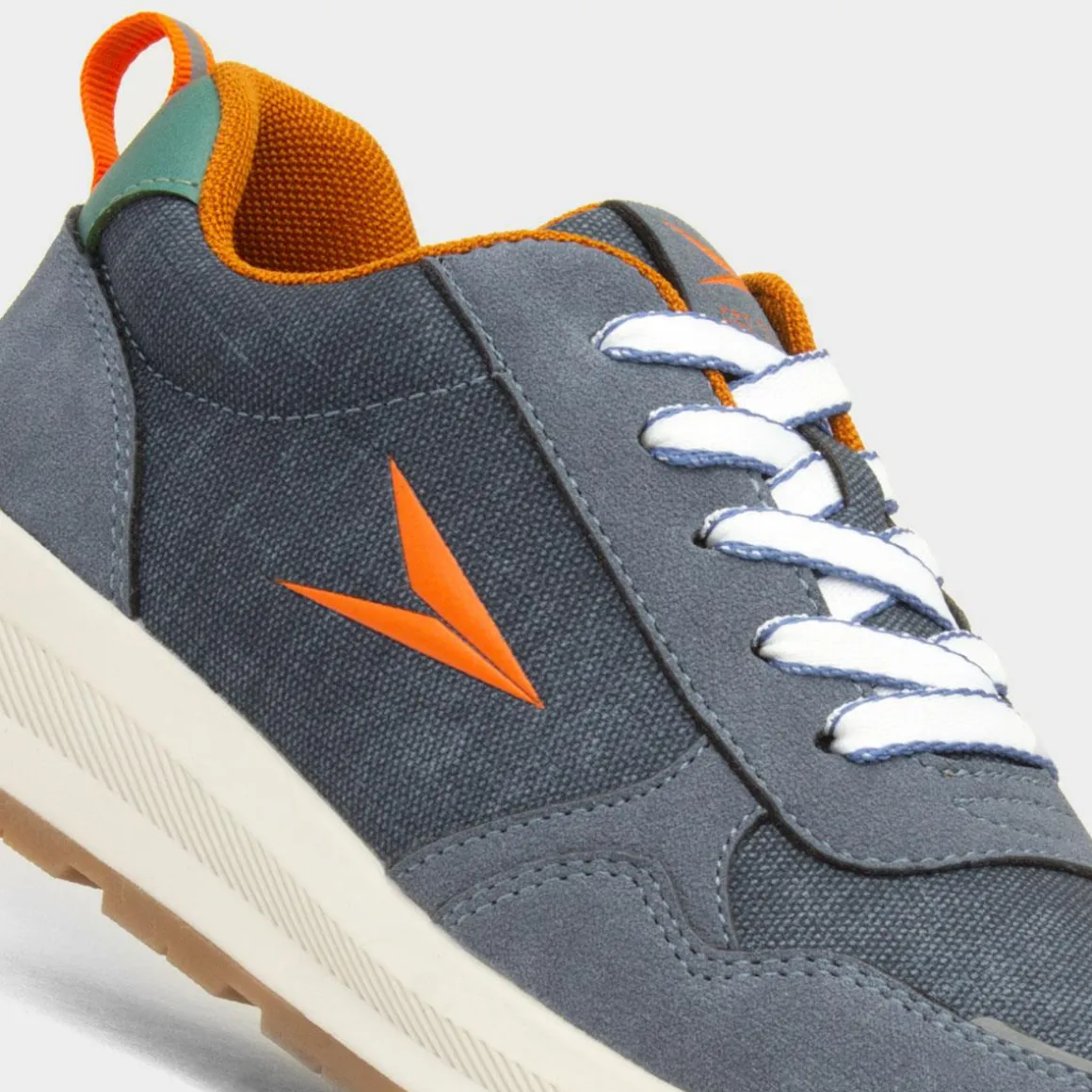 Osaga Toney Kids Blue Lace Up Trainer
