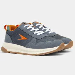 Osaga Toney Kids Blue Lace Up Trainer