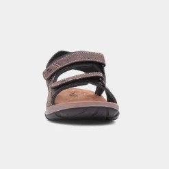 Osaga Vista Mens Brown Easy Fasten Sandal