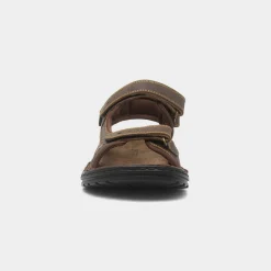 Osaga Yosemite Mens Brown Leather Sandal