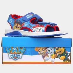 Paw Patrol Kids Blue Easy Fasten Light Up Sandal