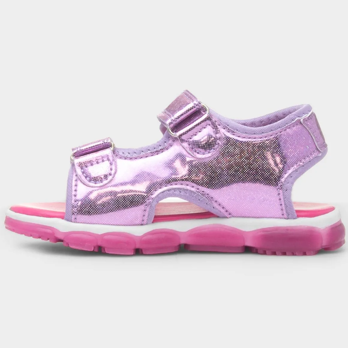 Paw Patrol Kids Purple Easy Fasten Light Up Sandal