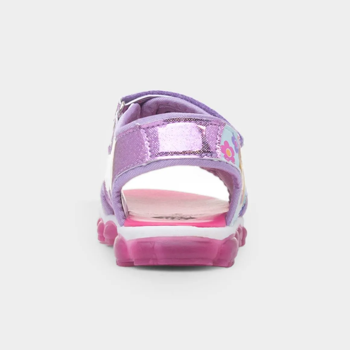Paw Patrol Kids Purple Easy Fasten Light Up Sandal