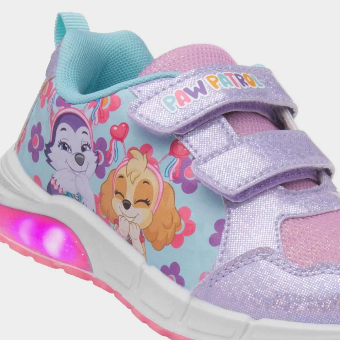 Paw Patrol Kids Purple Light Up Trainer