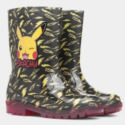 Pokémon Ezra Kids Black PVC Welly