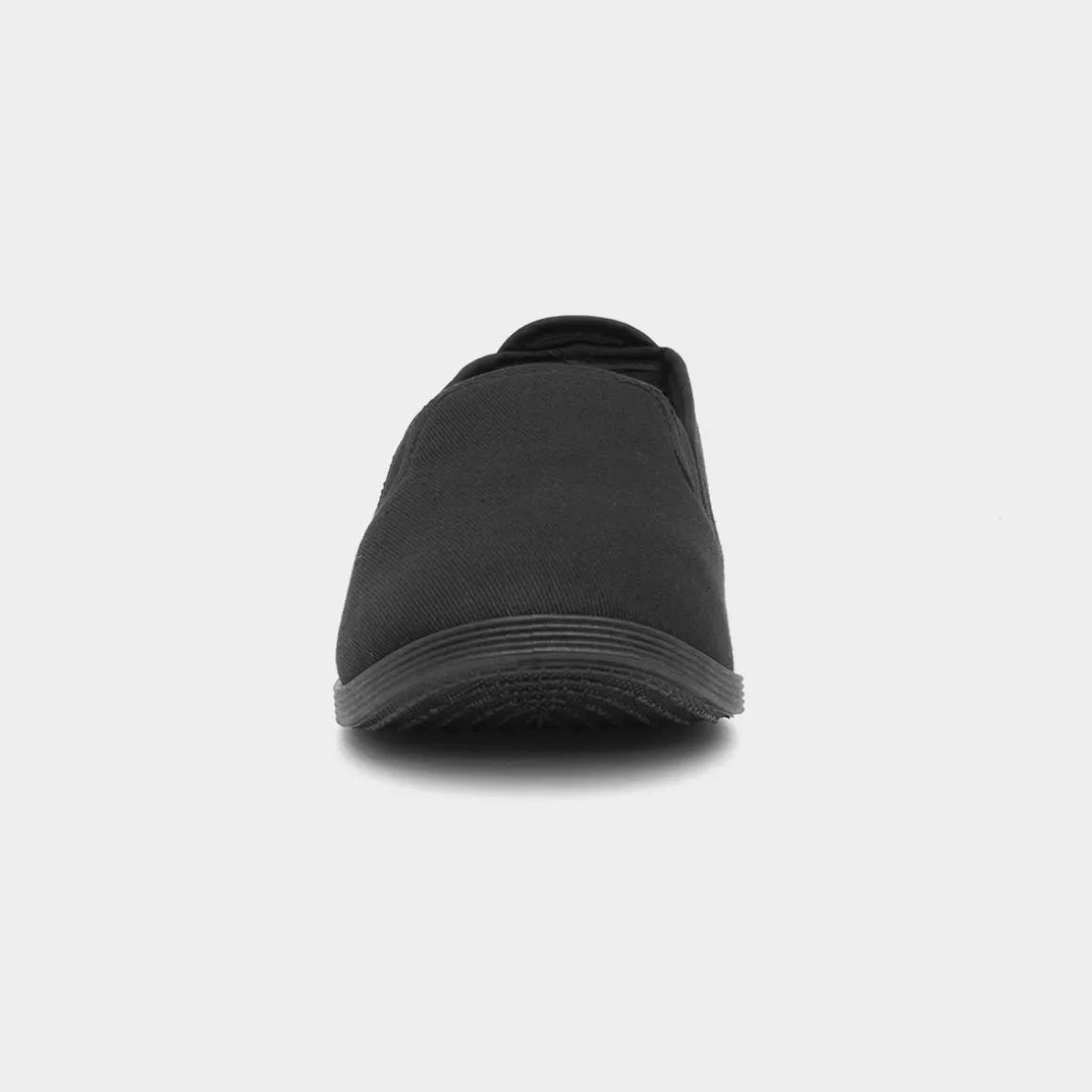 Red Fish Bamba Womens Black Slip On Canvas Shoe