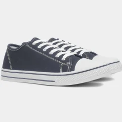 Red Fish Bowman Mens Navy Canvas