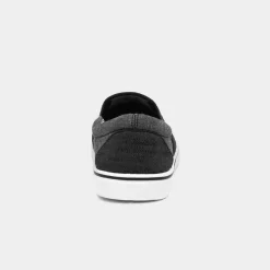 Red Fish Bryce Mens Black Slip On Canvas