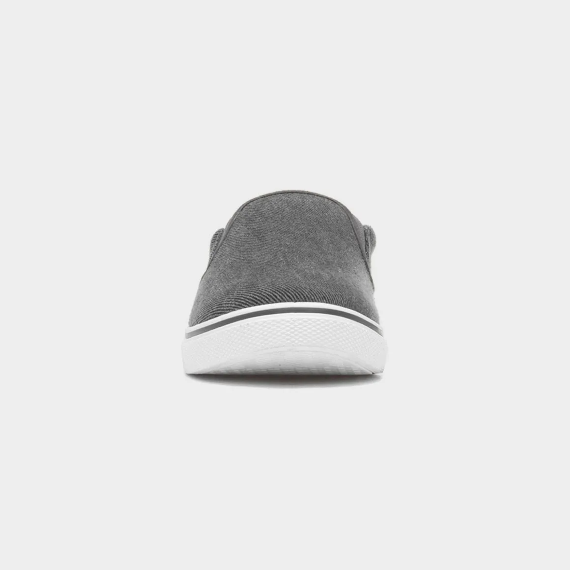 Red Fish Bryce Mens Dark Grey Slip On Canvas