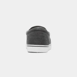 Red Fish Bryce Mens Dark Grey Slip On Canvas