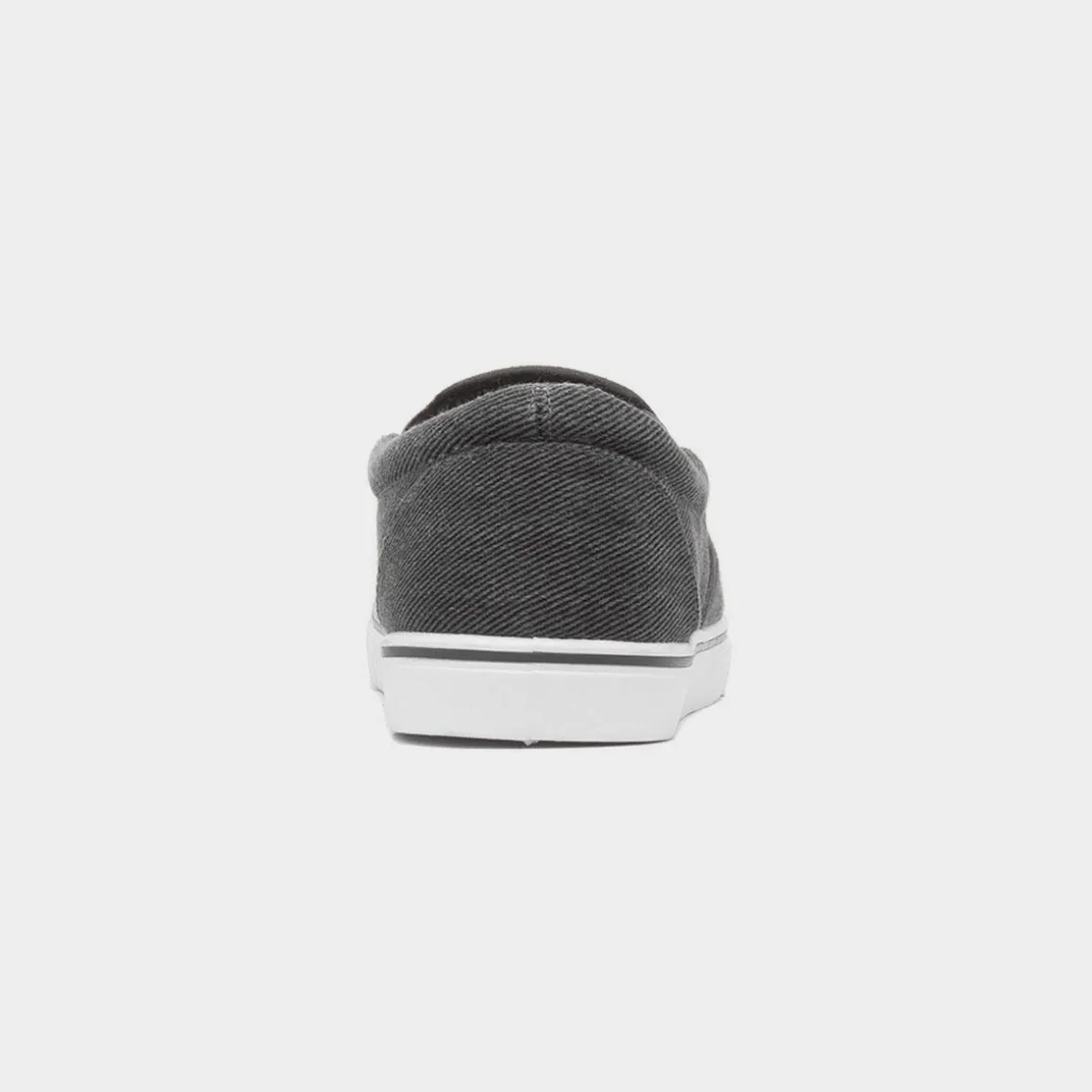 Red Fish Bryce Mens Dark Grey Slip On Canvas