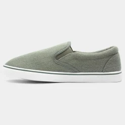 Red Fish Bryce Mens Khaki Slip On Canvas
