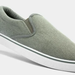 Red Fish Bryce Mens Khaki Slip On Canvas