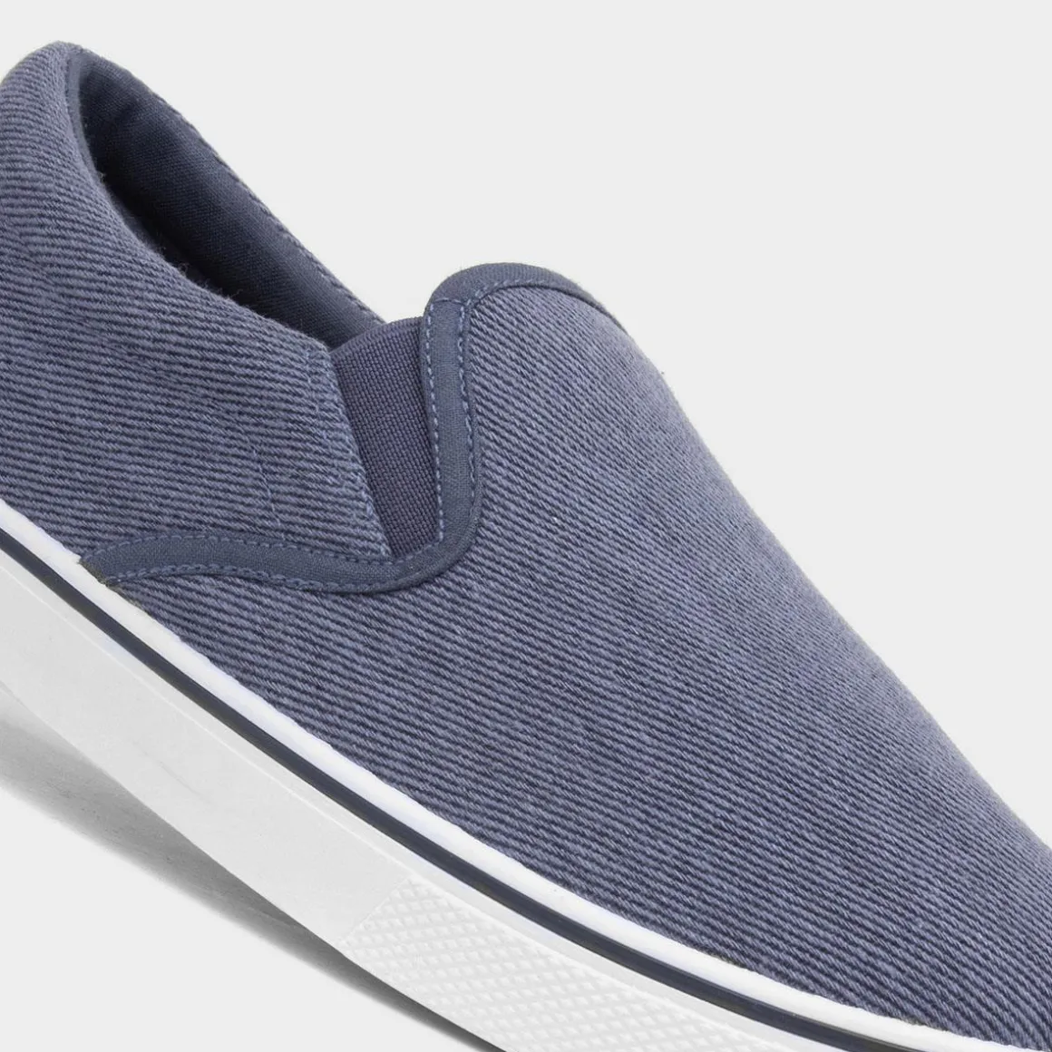 Red Fish Bryce Mens Stonewash Blue Slip On Canvas