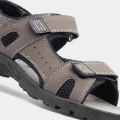 Red Fish Edward Mens Brown Easy Fasten Sandal