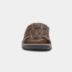 Red Fish Elmer Mens Brown Mule Sandal