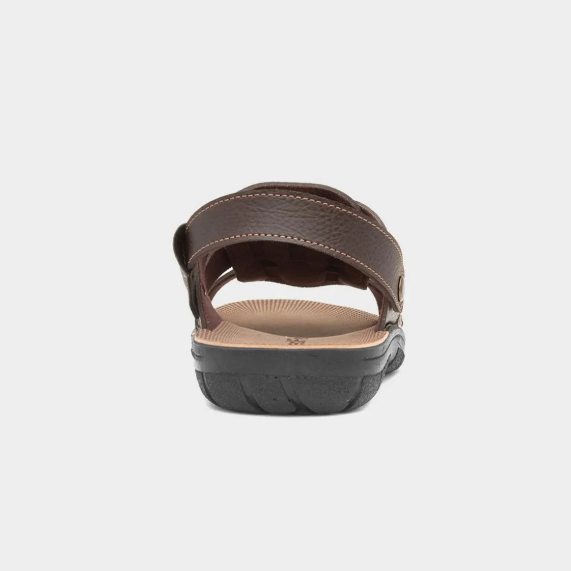 Red Fish Elmer Mens Brown Mule Sandal